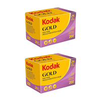 Kodak Gold 200ASA 35mm Colour Print Film 135-24 Exposure - 2 Pack