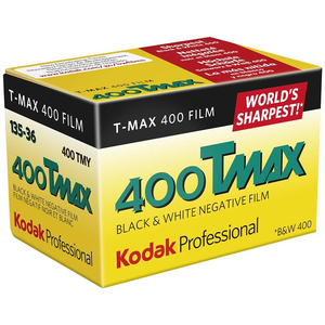 Kodak Professional T-MAX 400ASA 35mm Black and White Print Film 135-36 Exposure