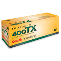 Kodak Professional TRI-X 400 TX - 120 Roll - Black & White Print Film - 5 PACK!