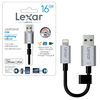 Lexar JumpDrive C20i USB 3.0 to Lightning OTG Flash Drive Memory Stick for Apple Devices 95MB/s - 16GB **LAST STOCK**