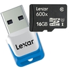 Lexar microSDHC Memory Card - 16GB Class 10 UHS-I High Speed with Reader