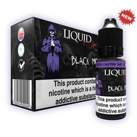 LiquidRage E-Liquid Black Monk - 6mg Nicotine - 10 Pack of 10ml Bottles (100ml Total) - Blackcurrant,  Menthol & Aniseed