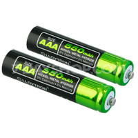 Lloytron ACCU DIGITAL AAA HR03 NiMH Rechargeable Batteries 550mAh - 2 Pack for Phones etc.