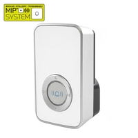 Lloytron Wireless Cordless Door Bell MiP System Accessory - Mains Plug-In 32 Melody Receiver - White