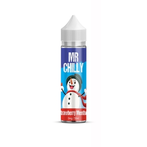 Mr Chilly strawberry menthol with eucalyptus Short Fill E-Liquid 50ml - 0mg Nicotine Free