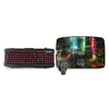 Nemesis Kane Pro Edition Gaming Keyboard Mouse & Futuristic Neon Mousepad Set