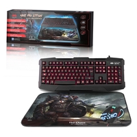 Nemesis Kane Pro Edition Gaming Keyboard with Mouse and Mousepad Set