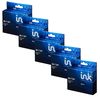 Non-OEM T1281 Fox Ink Cartridge Black - MEGA VALUE 5 PACK for Epson