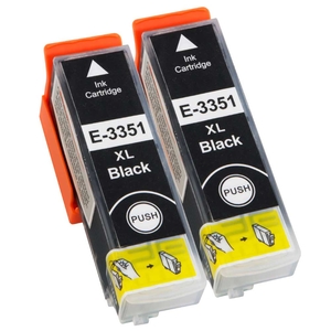 Non-OEM T3351 (33xl) Black Ink Cartridge 24ml Twin Pack
