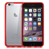 Orzly Fusion Frame Case for iPhone 6 4.7" - Red & Clear