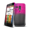 Orzly Rain Drop Hard Back Case for the Motorola Moto G - Hot Pink