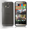 Orzly Soft Gel Case for HTC One M8 - Smoke Black