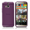 Orzly Soft Gel Case for HTC One M8 - Smoke Purple
