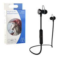 Pama Plug N Go 295 - Bluetooth Stereo Earphones with Mic/Remote - Black