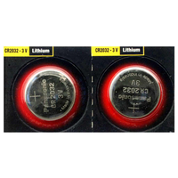 Panasonic Cell Power CR2032 Lithium Coin Cell Batteries - 2 Pack