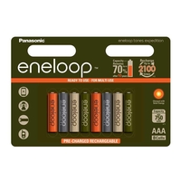 Panasonic Eneloop Expedition Limited Edition AAA Ni-Mh Ready to Use Rechargeable Batteries Min 750mAh - 8 Pack