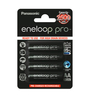 Panasonic Eneloop Pro 2500mah AA HR06 NiMH Rechargeable Batteries Ready to Use - 4 Pack