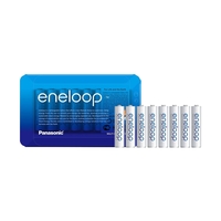 Panasonic ENELOOP Ready to Use AAA Rechargeable Batteries Ni-Mh 750mAh - 8 Pack in Cases