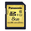 Panasonic SDHC 8GB Class 10 Memory Card with Ultra-High Write Speed