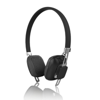 PSYC Orchid Wireless Bluetooth Headphones with Mic - Black