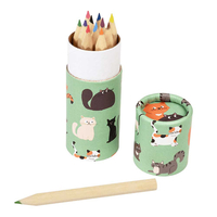 Rex London Nine Lives Cat Lover Colouring Pencils (set Of 12)