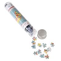 Rex London World Map 150 Piece Mini Jigsaw Puzzle In A Tube