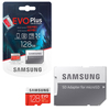 Samsung EVO Plus Micro SD SDXC Memory Card U3 Class 10 and 4K with SD Card Adapter - 128GB