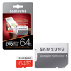 Samsung EVO Plus Micro SD SDXC Memory Card UHS-1 U3 100MB/s Class 10 with SD Card Adapter - 64GB