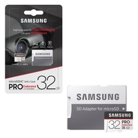 Samsung Pro Endurance Micro SD SDHC Memory Card UHS-1 Class 10 100MB/s with Full Size SD Card Adapter - 32GB