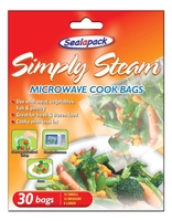Sealapack Simply Steam Microwave Cook Bags x 30