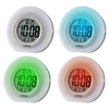 Seiko LORUS LHL027S1 7 Colour Change Digital LCD Alarm Clock with Calendar - Alarm,  Bedside & Office