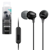 Sony MDR-EX15AP Earphones with Mic and Remote with Gold 3.5mm Jack - Black