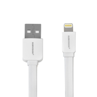 Sumvision Apple Certified MFI Charge & Sync USB to Lightning Cable for iPhone 6 etc - White 1M length