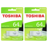 Toshiba TransMemory USB 2.0 Flash Drive USB 2.0 Memory Stick - 64GB Value Twin Pack