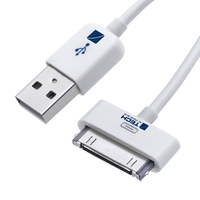 Travel Blue Apple 30-Pin Data Sync & Charge Cable