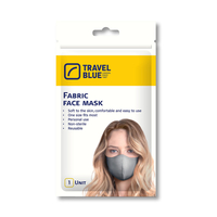 Travel Blue Reusable Protective Face Mask Grey - One Size