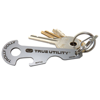 True Utility Trolly Dolly Keyring and Multi Tool - Supplied in Splash Gift Case