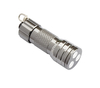 True Utility TU283 Compact MicroLite 3-LED Key Ring Torch with Case and Batteries - Silver