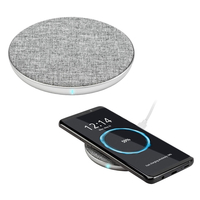 Ventev 10W Qi Fast Wireless Charging Pad With UK Charger - Grey