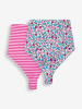 2-Pack Ditsy Soother Saver Bibs