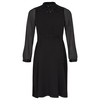Black Beaded Maternity Dress