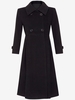 Black Long Maternity Peacoat