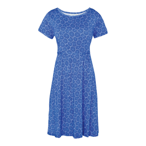 Blue Maternity & Nursing Tunic Dress