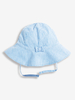 Blue Stripe Floppy Sun Hat