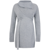 Cosy 4-in-1 Grey Maternity Cardigan