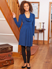 Cowl Neck Maternity Tunic Dress