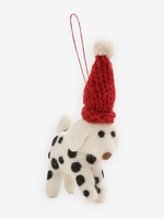 Dalmatian Felt Christmas Tree Decoration