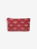 Elizabeth Scarlett Bumblebee Dusky Pink Velvet Everyday Pouch