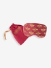 Elizabeth Scarlett Bumblebee Dusky Pink Velvet Eye Mask