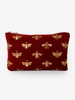 Elizabeth Scarlett Honeybee Rouge Velvet Everyday Pouch